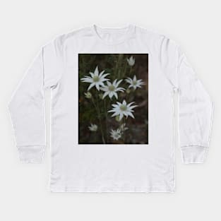 Flannel Flowers in Oatley Park Kids Long Sleeve T-Shirt